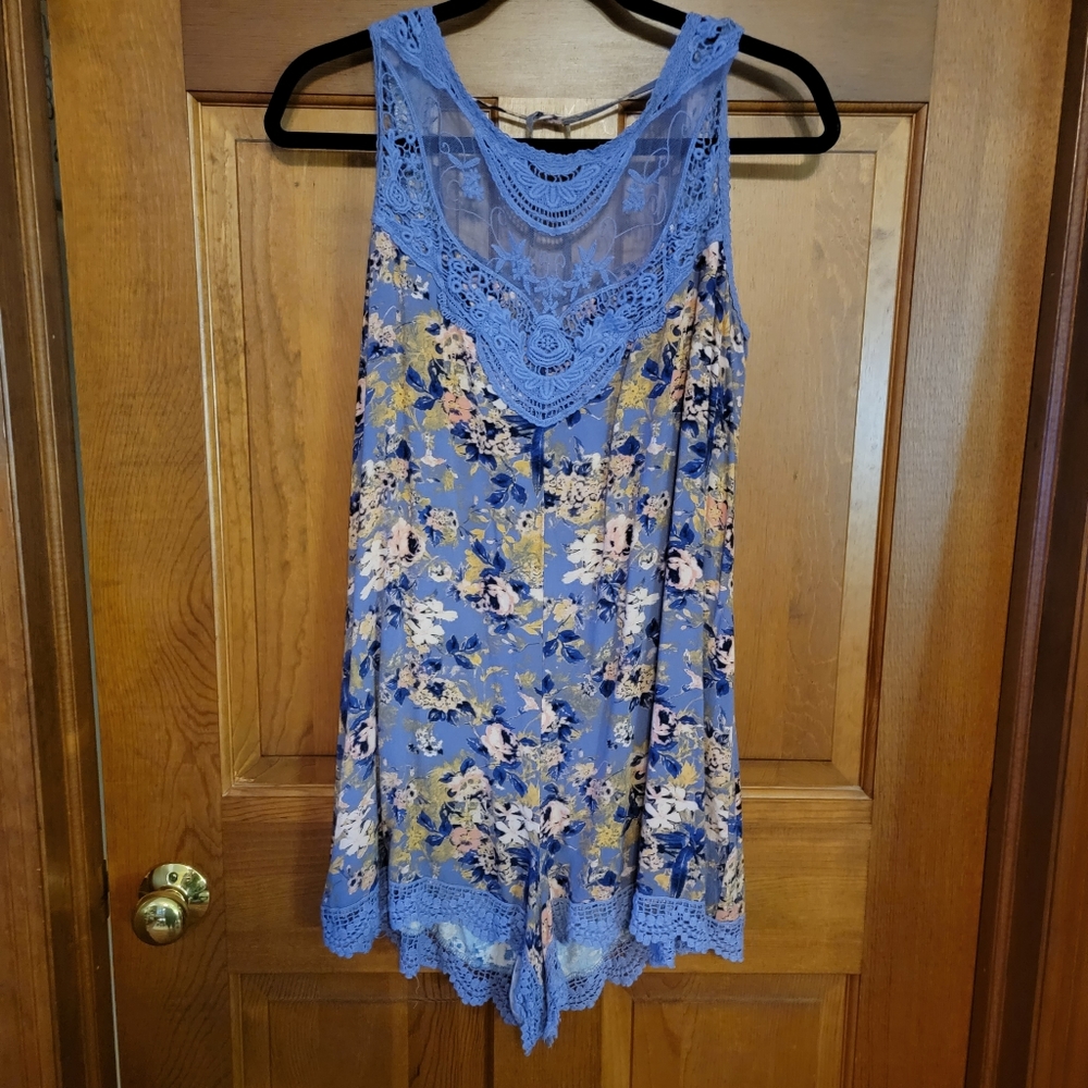 Xhileration XL floral romper